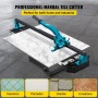 24 Inch Tile Cutter Single Rail Double Brackets Manual Tile Cutter 3/5 in Cap w/Precise Laser Manual Tile Cutter Tools for