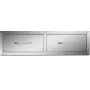 Outdoor Kitchen Drawers 30\" W x 10\"" H x 20\"" D, Horizontal Double BBQ Access Drawers Stainless Steel with Handle, BBQ Island