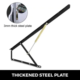 1 Pair 4FT Pneumatic Storage Bed Lift 48" Bed Lift Hydraulic Mechanisms Kits Heavy Duty Gas Spring Bed Storage Lift Kit for Box