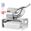 Commercial Ice Shaver Crusher, 661 kg pr. Time Electric Snow Cone Maker, 350W Shaved Ice Machine med dobbeltblade til fester