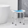 Shower Chair, Adjustable Height Shower Stool, Shower Seat for Inside Shower or Tub, Non-Slip Bench Bathtub Stool Seat for Elderl