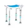 Shower Chair, Adjustable Height Shower Stool, Shower Seat for Inside Shower or Tub, Non-Slip Bench Bathtub Stool Seat for Elderl