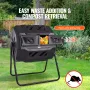 Kompostbeholder, 43-gallon kompostbeholder med dobbelt kammer