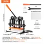 Leather Cutting Machine, 11 x 5.5 in Embossing Plate Manual Die Cutter, 0.47 in Pressure Stroke Leather Embossing Machine, Dual 