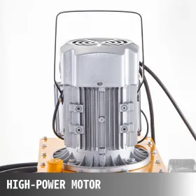 10152 PSI Hydraulic Electric Pump 750W Single Acting 220V Solenoid Pedal 7L Hydraulic Power Pack Cylinder