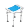 Shower Chair, Adjustable Height Shower Stool with Crossbar Support, Shower Seat for Inside Shower or Tub, Non-Slip Bench Bathtub