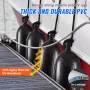 Boat Fenders, 8.5" x 26" Boat Bumpers for Docking, Inflatable Ribbed Fender with Center Holes, Marine Boat Dock Fender Bumper wi