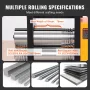 Rolling Mill, 3"/76 mm Jewelry Rolling Mill Machine, 1: 2 Gear Ratio, 3-in-1 Multi-function Rolling Mill, 0.1-7mm Press Thicknes