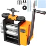 Rolling Mill, 3"/76 mm Jewelry Rolling Mill Machine, 1: 2 Gear Ratio, 3-in-1 Multi-function Rolling Mill, 0.1-7mm Press Thicknes