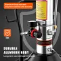 Grease Pump, 50:1 Pressure Ratio Air Operated Grease Pump with 13 ft High Pressure Hose and Grease Gun, Pneumatic Grease Pump wi