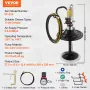 Grease Pump, 50:1 Pressure Ratio Air Operated Grease Pump with 13 ft High Pressure Hose and Grease Gun, Pneumatic Grease Pump wi