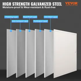 Access Panel for Drywall & Ceiling, 24 x 24 Inch Plumbing Access Panels, Reinforced Access Door, Heavy-Duty Steel Wall Hole