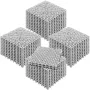 Modular Interlocking Cushion, 50 Pack 30 x 30 cm Splicing Drainage Mats, Soft PVC Interlocking Drainage Floor Tiles, Non-Slip Dr
