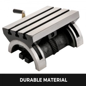 Tilting Milling Table 7x5inch Tilting Angle Milling Machine 0-90Â°Adjustable Swivel Angle Plate with 3 T-slots and an Adjustable