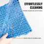 Modular Interlocking Cushion, 55 Pack 30 x 30 cm Splicing Drainage Mats, Soft PVC Interlocking Drainage Floor Tiles, Non-Slip Dr