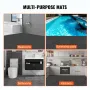 Interlocking Drainage Floor Mat 30.5 x 30.5 cm PVC Non-Slip Floor Tiles 12 Pack