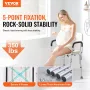 Shower Chair, Shower Seat with Back, Adjustable Height Shower Stool, Shower Chair for Inside Shower Bathtub, Non-slip Bathroom B