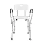 Shower Chair, Shower Seat with Back, Adjustable Height Shower Stool, Shower Chair for Inside Shower Bathtub, Non-slip Bathroom B