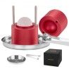 Ice Ball Press, 2.4 "Ice Ball Maker, Aircraft Al Alloy Ice Ball Press Kit til 60 mm isfære, ispresse med tong og dryp