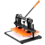 Leather Cutting Machine, 36 x 25.9 cm Embossing Plate Manual Die Cutter, 1.2 cm Pressure Stroke Leather Embossing Machine, Dual 