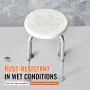 Shower Chair for Inside Shower, Adjustable Height Shower Stool, Non-Slip Bench Bathtub Seat Stool for Elderly Disabled Adults Ha