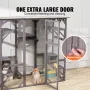 Cat House Outdoor, 7-lags stor catio, katteindkapsling med 5