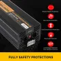 5000W 24V 230V Pure Sine Power Inverter Generator 10000W Peak