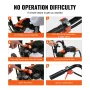 Tiller Cultivator Gas Powered, 43CC 2-Stroke Garden Cultivator, Tiller with 4 Steel Adjustable Front Tines for Lawn, Garden and 