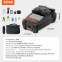 Fiber Fusion Splicer 6 Motors, Core Alignment Fiber Optic Fusion Splicer with 10.16 cm Digital LCD Screen, Image Storage, 3 in 1