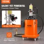 Fedtpumpe, 5 gallon 20L, luftdrevet fedtpumpe med 13 ft