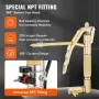 Grease Pump, 5 Gallon 20L, Air Operated Grease Pump with 13 ft High Pressure Hose and Grease Gun, Pneumatic Grease Bucket Pump w