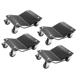 Car Dolly Wheel Tire Dolly 4 PCS Heavy Duty Skate Auto Repair Dolly 6000LB