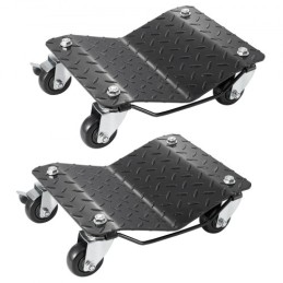 Car Dolly Wheel Tire Dolly 2 PCS Heavy Duty Skate Auto Repair Dolly 3000LB
