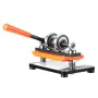 Leather Cutting Machine, 18 x 10 cm Embossing Plate Manual Die Cutter, 1.2 cm Pressure Stroke Leather Embossing Machine, Dual Gu