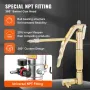 Fedtpumpe, 10,5 gallon 40L Luft Drevet fedtpumpe med 13 ft