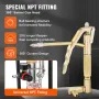 Grease Pump, 3 Gallon 12L, Air Operated Grease Pump with 13 ft High Pressure Hose and Grease Gun, Pneumatic Grease Bucket Pump w