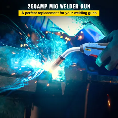MIG svejsningspistol 250amp 15ft, fit til fakkel svejser pistol
