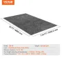 Garage Floor Mat, 2.28 x 6.1 M Waterproof Protection from Water,Snow, Rain,Mud and Oil for Cars, Non-slip Heavy Duty Containment