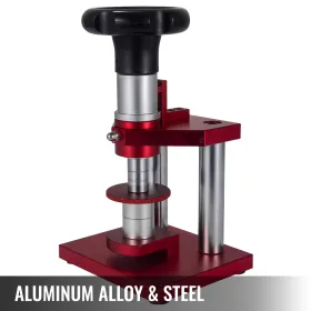 Stal Bezel Press Case Back Watch Case åbnerbevægelsesindehaver Big Gland