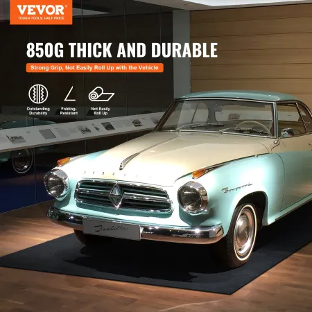 Vandtæt garagegulvmåtte til under bil, 914.4x1524 mm kompakt