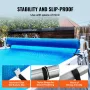 Pooldækselrulle, aluminium Solar Cover Reel 20 ft, over jorden