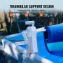 Pool Cover Reel, Aluminum Solar Cover Reel 20 ft, Above Ground Swimming Pool Cover Reel Set , Fits for 3-20 ft Width Swimming Po