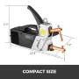 400V Electric Spot Welder with Portable Handgrip Max Spot Weld Thickness: 2.0 +2.0mm Spot welder spot welder machine plastic wel