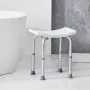Shower Chair, Adjustable Height Shower Stool with Built-in Handles, Shower Seat for Inside Shower or Tub, Non-Slip Bench Bathtub