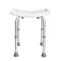 Shower Chair, Adjustable Height Shower Stool with Built-in Handles, Shower Seat for Inside Shower or Tub, Non-Slip Bench Bathtub