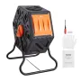 Kompostbeholder, 18,5-gallon lille kompostbeholder, kompakt