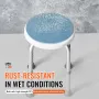 Shower Chair 360 Degree Rotating, Adjustable Height Shower Stool Seat, Bath Chair for Inside Shower or Tub, Non-Slip Bench Batht
