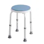 Shower Chair 360 Degree Rotating, Adjustable Height Shower Stool Seat, Bath Chair for Inside Shower or Tub, Non-Slip Bench Batht