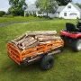 Kraftig ATV-tipvogn i stål, lasteevne 1500 pund 15 kubikfod