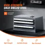 Tap Dispenser Cabinet, Three-Drawer Tap Organizer Cabinet for 3mm-24mm Steel Tap Dispenser Organizer Cabinet with Labels, 29-Com